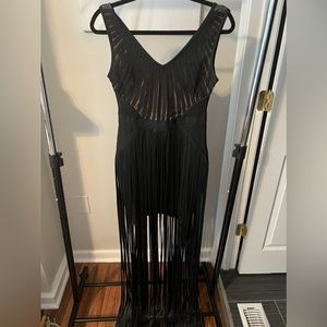 Black cocktail dress